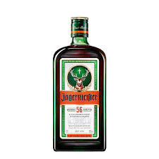 Jagermeister, the liquor with an unpronounceable name is made with 56 herbs, fruits, roots, and spices at a strength of 35% ABV.
