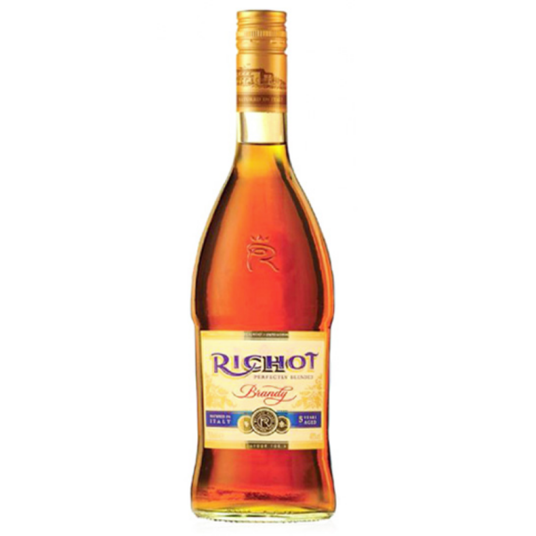 Richot Brandy is a premium, full bouquet, well-matured grape brandy meant for the discerning consumer who does not compromise on quality.