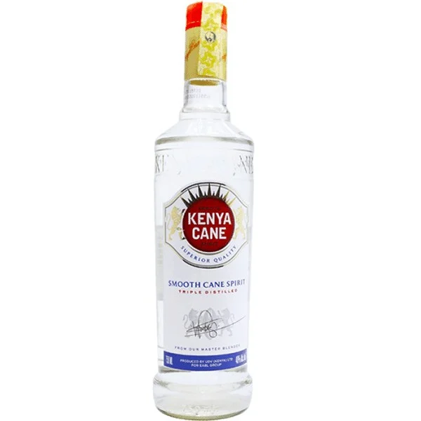 Kenya Cane is smooth and light. A 40% ABV triple-distilled spirit, proudly made in Kenya, by Kenyans