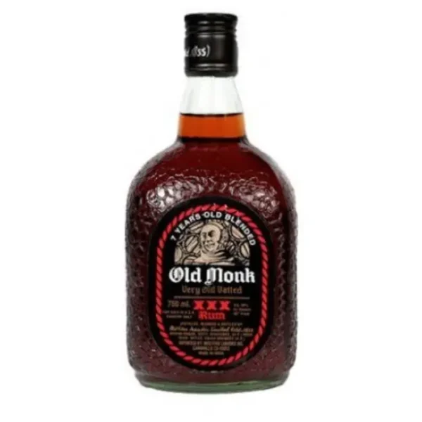 Old Monk Rumis an Indian rum classified as dark rum. It contains 42% ABV (alcohol by volume) and comes in 750ML