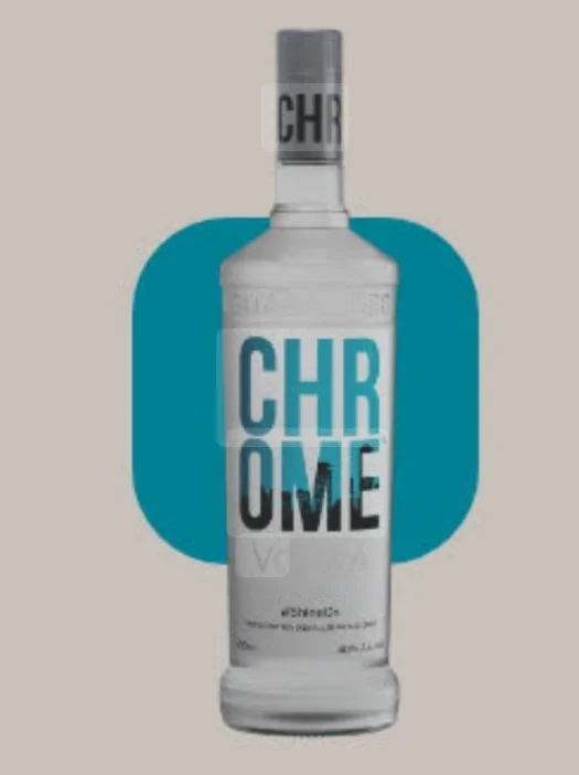 purity of Chrome Vodka 250ml, a smooth and versatile spirit perfect for sipping