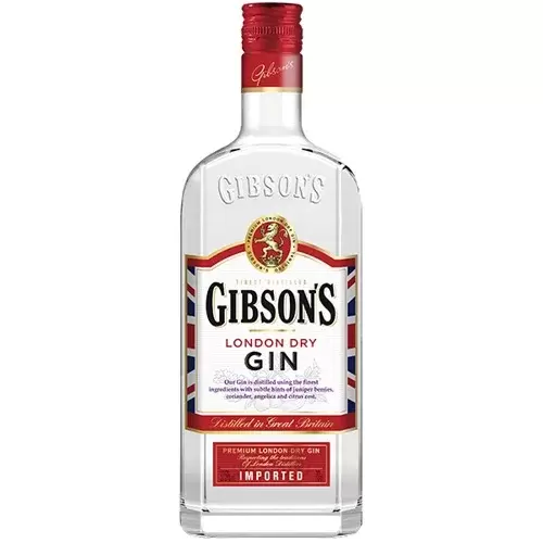 Gibson’s London Dry Gin 700ml – a bold and versatile gin with a juniper-forward profile, perfect for cocktails or mixers.